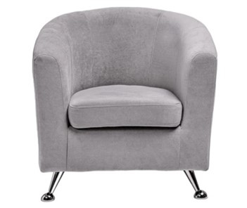 Мягкое кресло Брамс серый в Чите