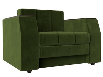 Кресло-кровать Атлантида, Зеленый (Микровельвет) в Чите