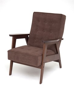 Кресло Элевуд Ретро (темный тон / RS32 - коричневый) в Чите