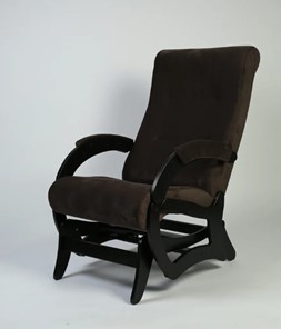 Кресло маятниковое Амелия, ткань шоколад 35-Т-Ш в Чите - предосмотр
