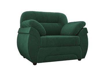 Кресло в гостиную Бруклин, Зеленый (велюр) в Чите