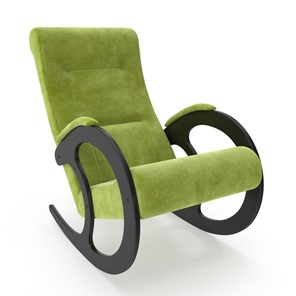 Кресло-качалка Модель 3, Verona 38 Apple Green-велюр в Чите