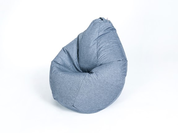Кресло-мешок Хоум малое, серая в Чите - изображение