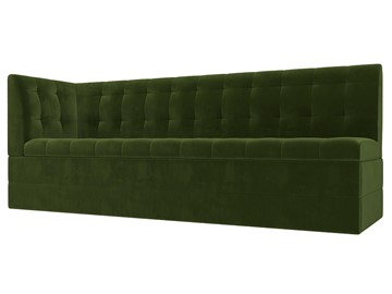Кухонный диван Бриз, Зеленый (Микровельвет) в Чите