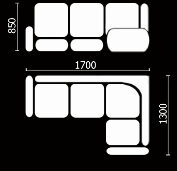 Угловой кухонный диван Нео КМ-01 (168х128 см.) в Чите - изображение 3