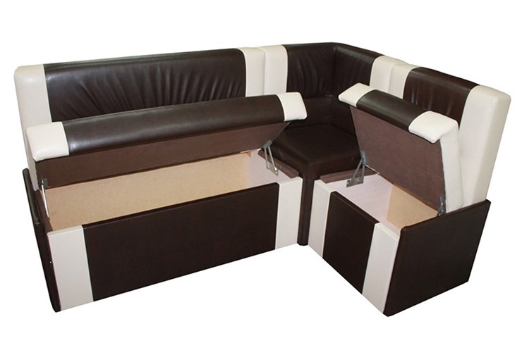 Угловой кухонный диван Квадро 4 мини с коробом в Чите - изображение 2