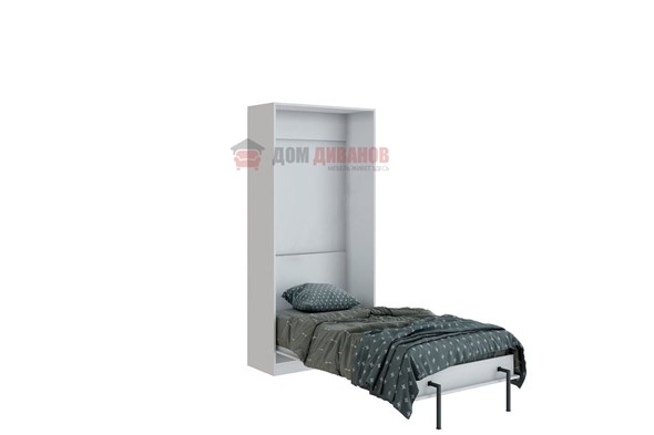 Кровать-шкаф Велена 1, 800х2000, цвет белый в Чите - изображение
