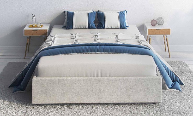 Двуспальная кровать Scandinavia 200х200 с основанием в Чите - изображение 1