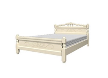Спальная кровать Карина-6 (Слоновая кость) 90х200 в Чите