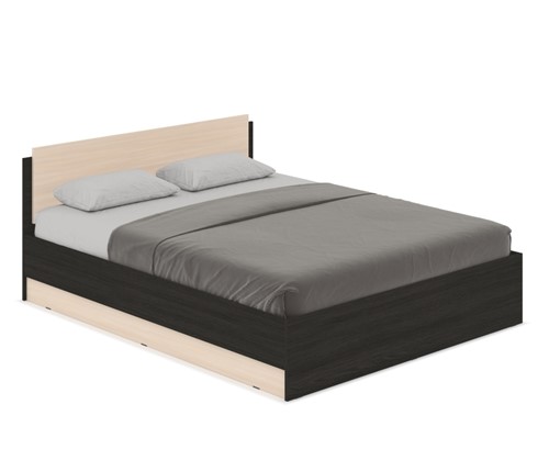 Двухспальная кровать Аманда А16, Венге/Млечный дуб в Чите - изображение