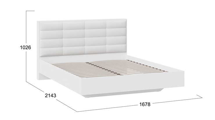 Кровать Агата тип 1 (Белый) в Чите - изображение 2
