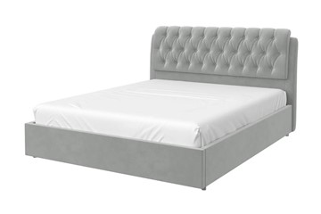 Кровать Белиста 180х200 (Светло-серый) с основанием в Чите