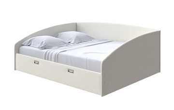 Кровать в спальню Bono 160х200, Искусственная шерсть (Лама Лён) в Чите