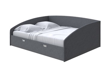 Двуспальная кровать Bono 160х200, Рогожка (Savana Grey) в Чите