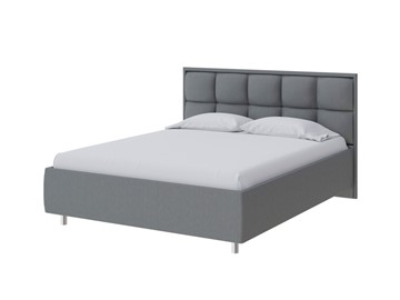 Кровать спальная Chessy 160х200, Рогожка (Savana Grey (серый)) в Чите