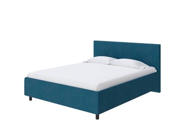 Двуспальная кровать Como (Veda) 3 140x200, Микрофибра (Diva Синий) в Чите