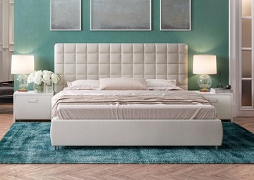 Кровать Corso-3 140x200, Искусственная шерсть (Лама Лён) в Чите - предосмотр