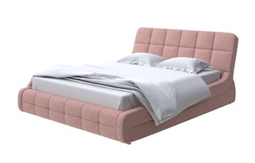 Кровать спальная Corso-6 200х200, Шенилл (Piano 10 Винтажный розовый) в Чите