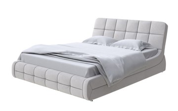 Кровать в спальню Corso-6 200х200, Велюр (Ultra Серый камень) в Чите