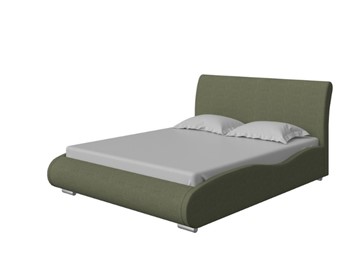 Кровать двуспальная Corso-8 Lite 140x200, Искусственная шерсть (Лама Авокадо) в Чите