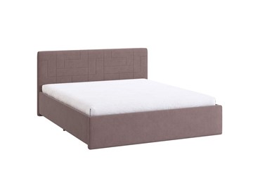 Спальная кровать Лора 2 1.6, пудра (велюр) в Чите