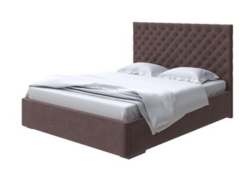 Кровать 2-х спальная Modena 200x200, Микровелюр (Manhattan Лесной каштан) в Чите