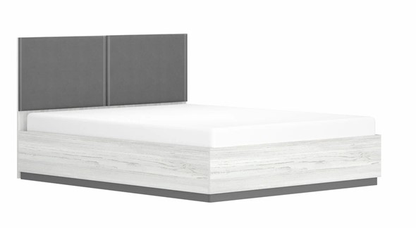 Кровать с подъемным механизмом Винтер-16, винтерберг/темно-серый/спейс графит в Чите - изображение