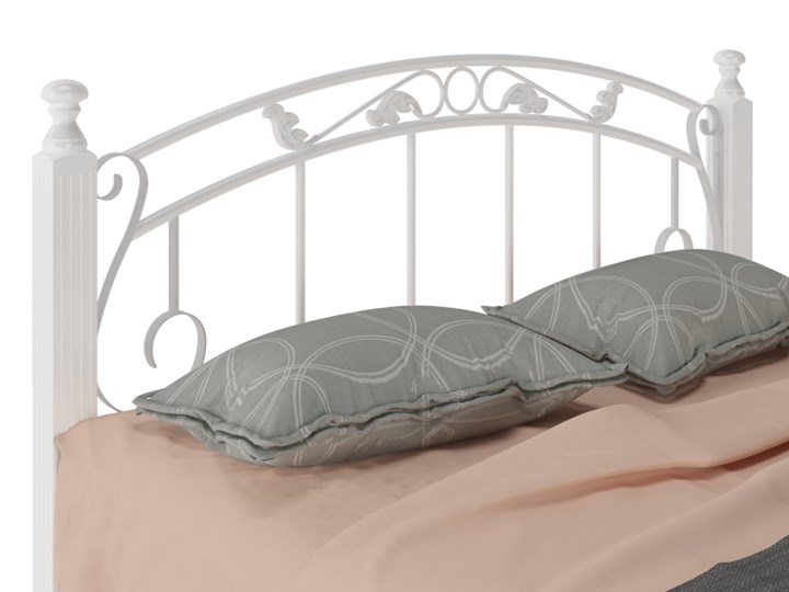 Кровать в спальню Гарда 5, 160х200, белая в Чите - изображение 1