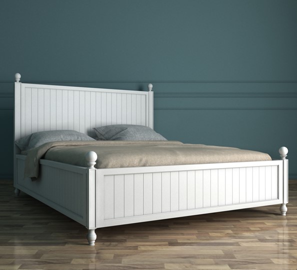 Кровать спальная Palermo, (PL1016), белый в Чите - изображение 1