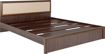 Кровать Беатрис М09 с мягким изголовьем (Орех Гепланкт) в Чите