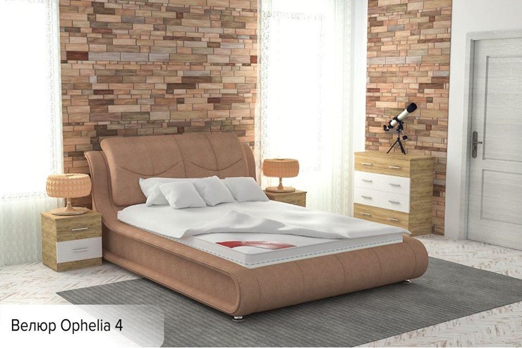 Кровать с механизмом двуспальная Сицилия 180х200 (с коробом) в Чите - изображение 5