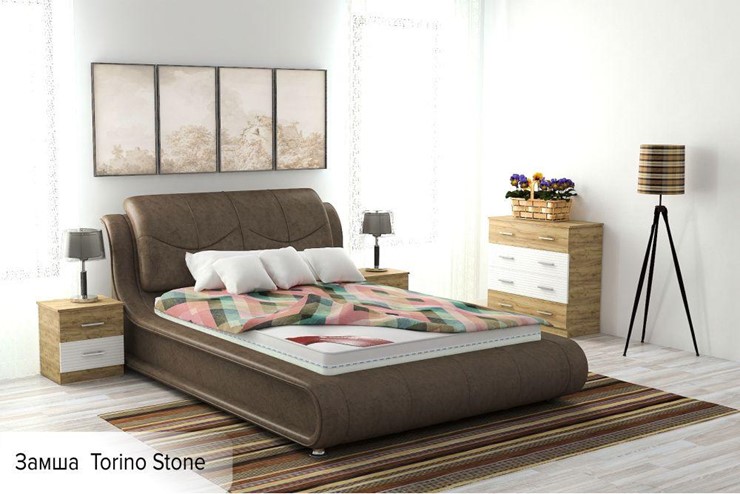 Кровать с механизмом двуспальная Сицилия 180х200 (с коробом) в Чите - изображение 7