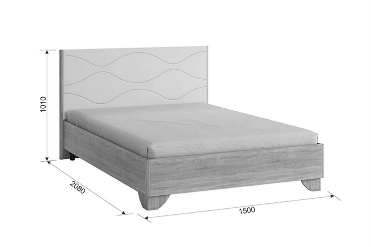 Кровать спальная Зара, 1.4 Комфорт в Чите - изображение 3