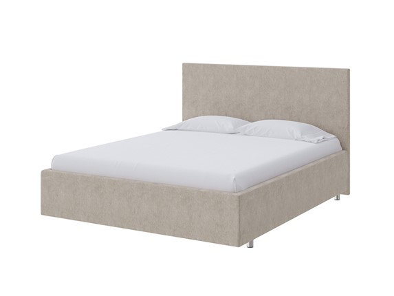 Спальная кровать Flat 90х200, Велюр (Лофти Тауп) в Чите - изображение