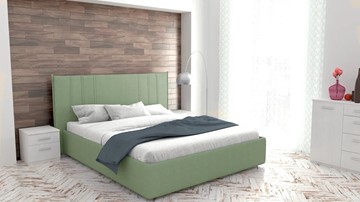 Спальная кровать Аврора 140х200 (Основанием) в Чите