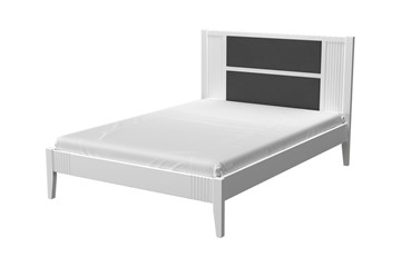 Спальная кровать Бетти из массива сосны (Белый Античный) 140х200 в Чите