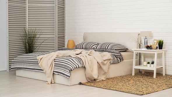 Кровать 1,5-спальная Керри 1400х2000 с подъёмным механизмом в Чите - изображение
