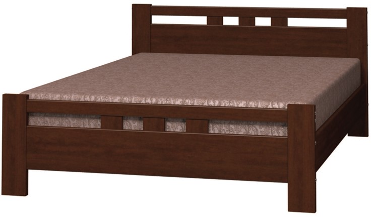 Полутороспальная кровать Вероника-2 (Белый Античный) 140х200 в Чите - изображение 3