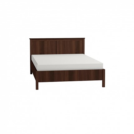 Кровать 2-спальная Sherlock 42 + 2.1 Основание с гибкими ламелями дерево 1600, Орех шоколадный в Чите - изображение