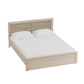 Кровать с основанием Элана 1800, Дуб сонома в Чите