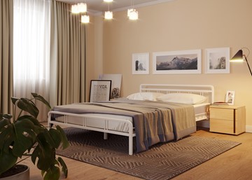 Кровать 1-спальная Леон, 900, белый в Чите