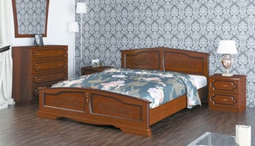 Спальная кровать Елена (Орех) 80х200 в Чите