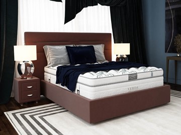 Кровать Modern/Island M 180х200, Флок (Велсофт Спелая слива) в Чите