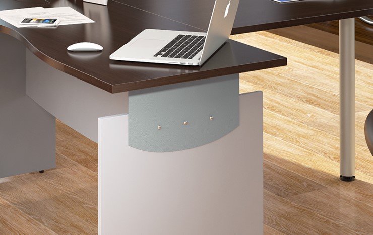 Офисный набор мебели OFFIX-NEW для двух сотрудников и руководителя в Чите - изображение 2