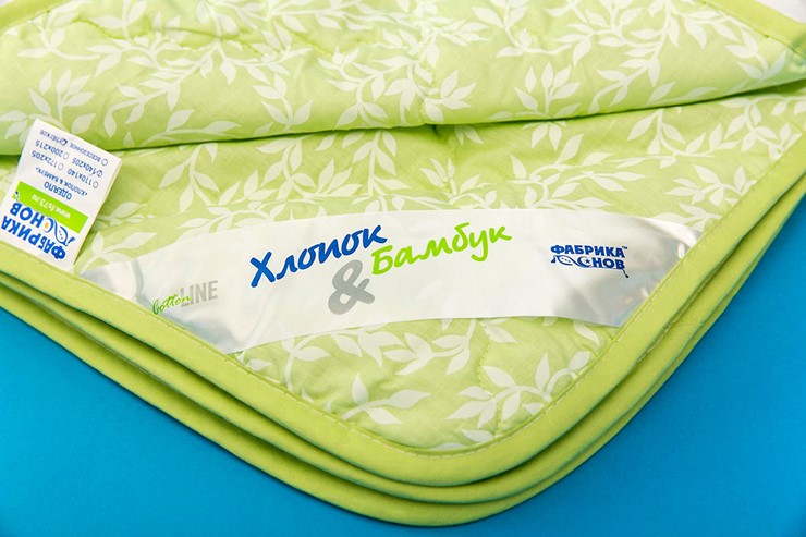 Одеяло лёгкое полутороспальное Хлопок & Бамбук в Чите - изображение 1