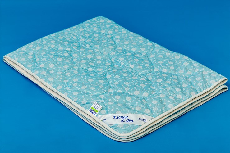 Одеяло легкое полутороспальное Хлопок &  Лен в Чите - изображение 2