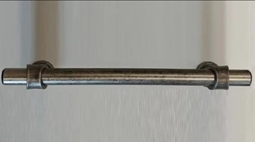 Ручка-скоба (128 мм), античное серебро Прованс в Чите