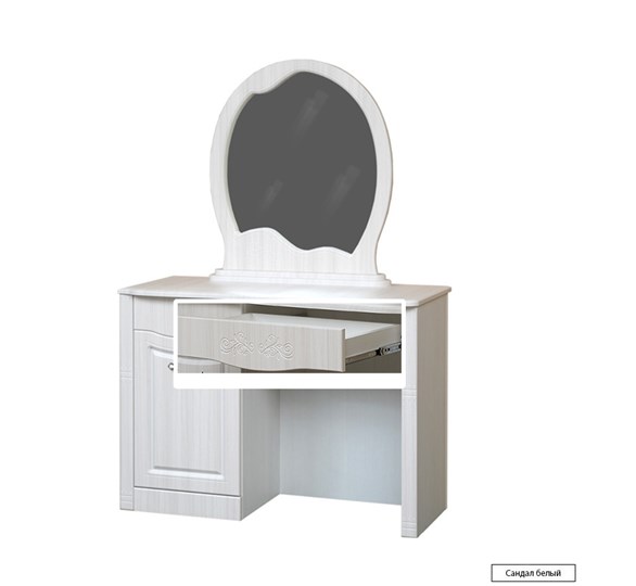 Стол туалетный Ева-10 с зеркалом в Чите - изображение 1