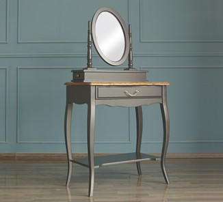 Косметический столик Leontina с зеркалом (ST9321BLK) Черный в Чите - предосмотр 2