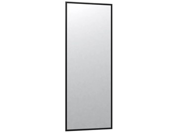 Настенное зеркало в спальню Сельетта-6 черный (1100х400х9) в Чите